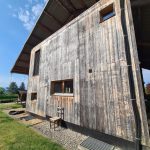 Rénovation des façades en bois d'une maison d'architecte à Jouxtens-Mézery (Lausanne)