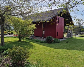 Rénovation des façades en bois d’une maison d’architecte à Jouxtens-Mézery ( Lausanne )