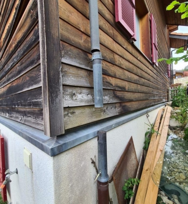 Sablage chalet en bois